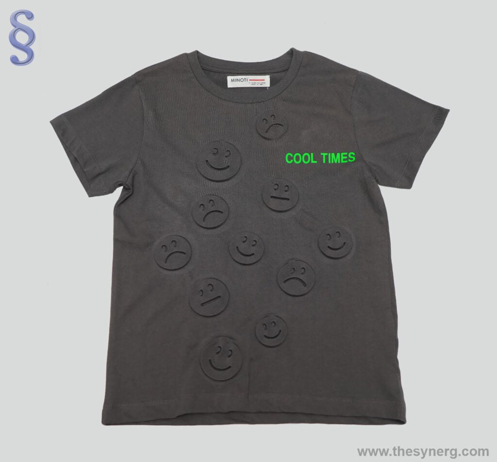 Boy T Shirt Manufacturer 6 Plain short sleeve boys T-shirt with applique work by Synerg, trusted children’s T-shirt manufacturers & suppliers in India.