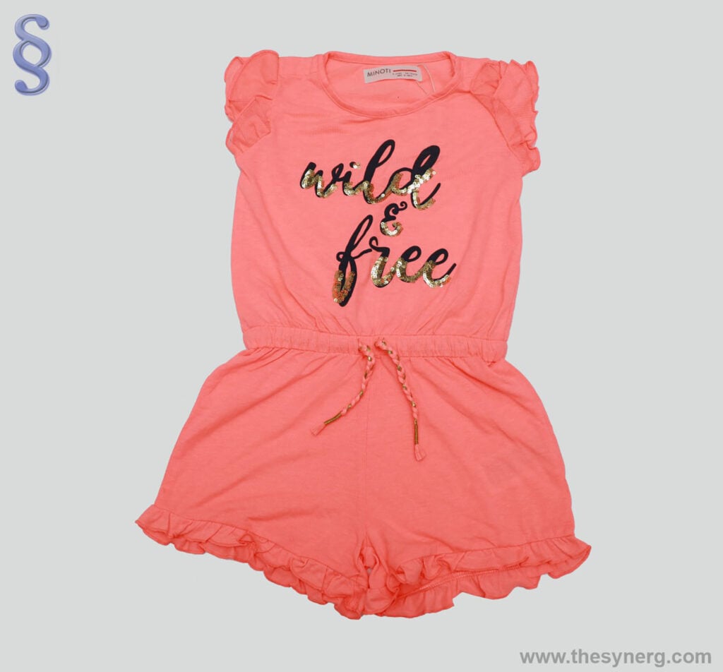 Sequin embroidered dress made by leading girl clothing manufacturers in India