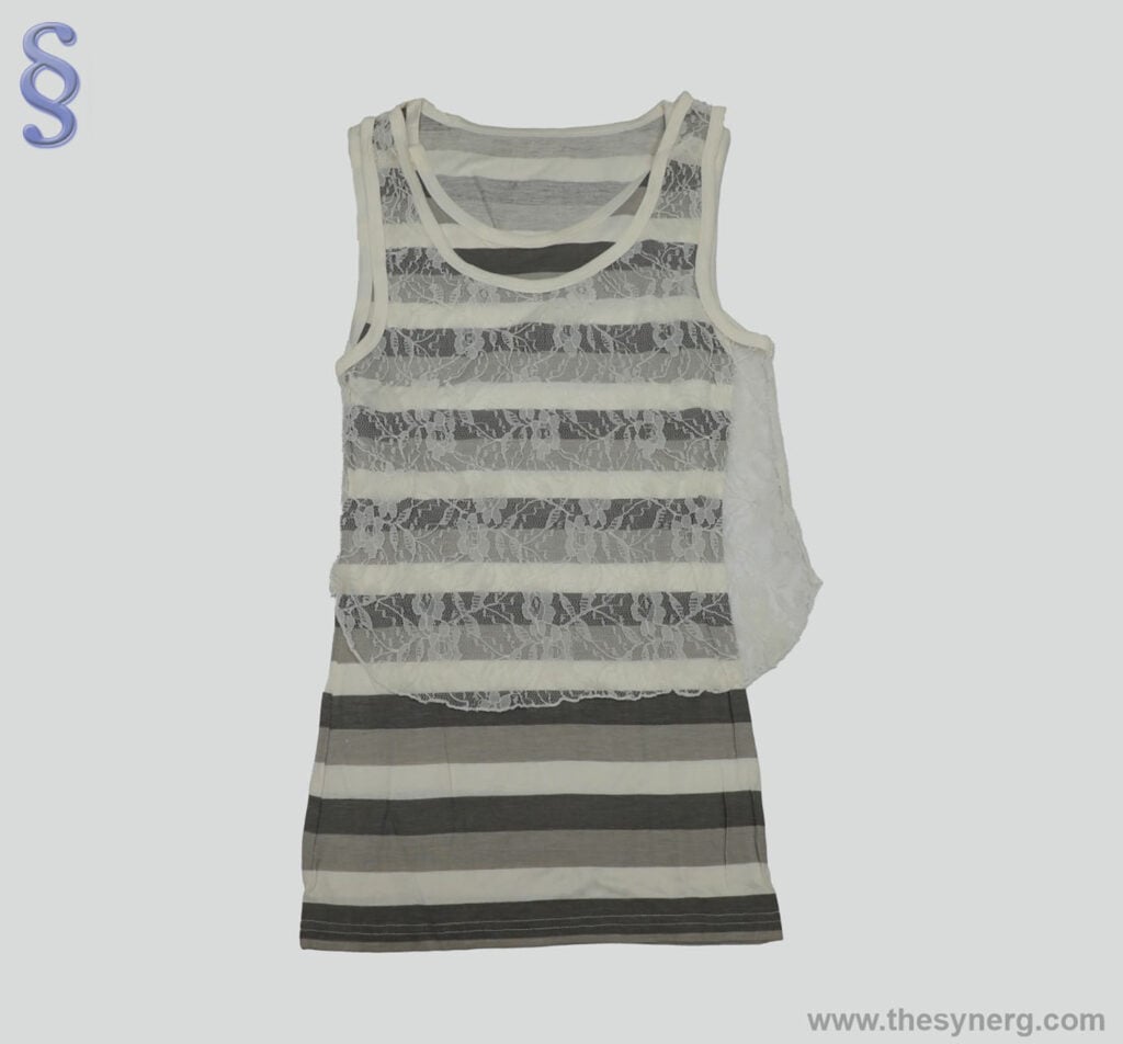 Toddler clothing manufacturers and child clothing factory in India creating yarn-dyed mesh vests with premium organic fabrics from Tirupur.