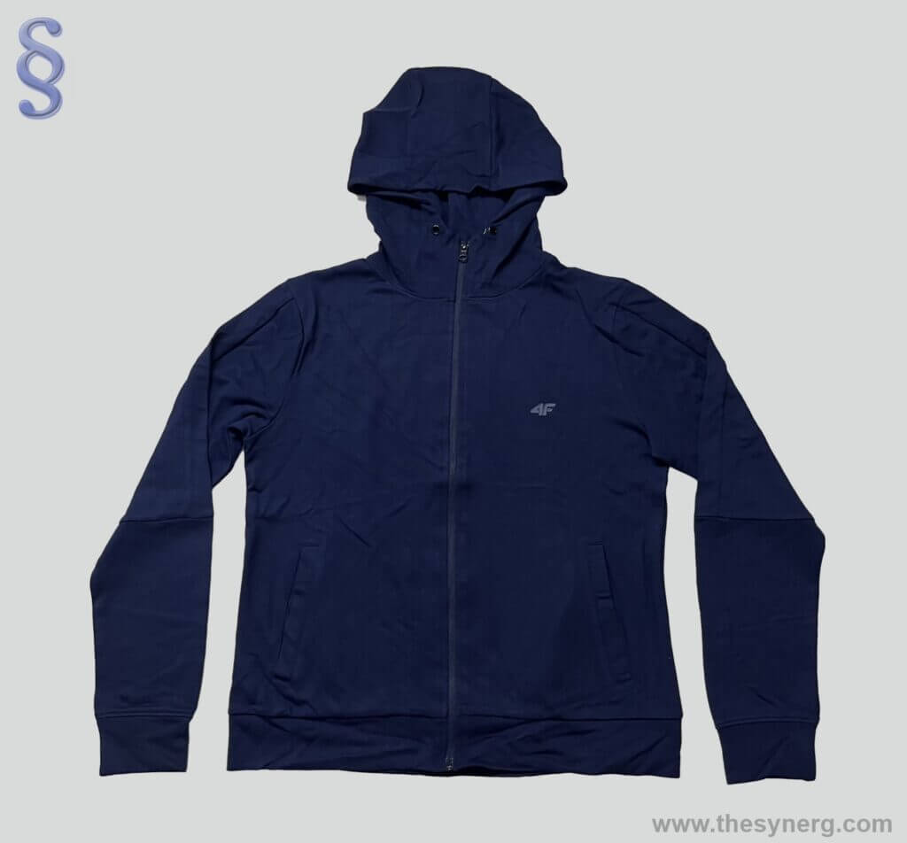 Men's athleisure hoodie clothing made by Synerg which athleisure wear clothing manufacturers in India