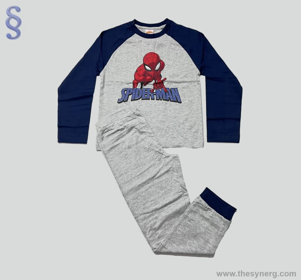Pajama Manufacturers in India | Private Label Custom Cotton Pajama Factory 9 Full sleeve children's sleepwear clothing made by Synerg which is a sleepwear clothing manufacturers in India