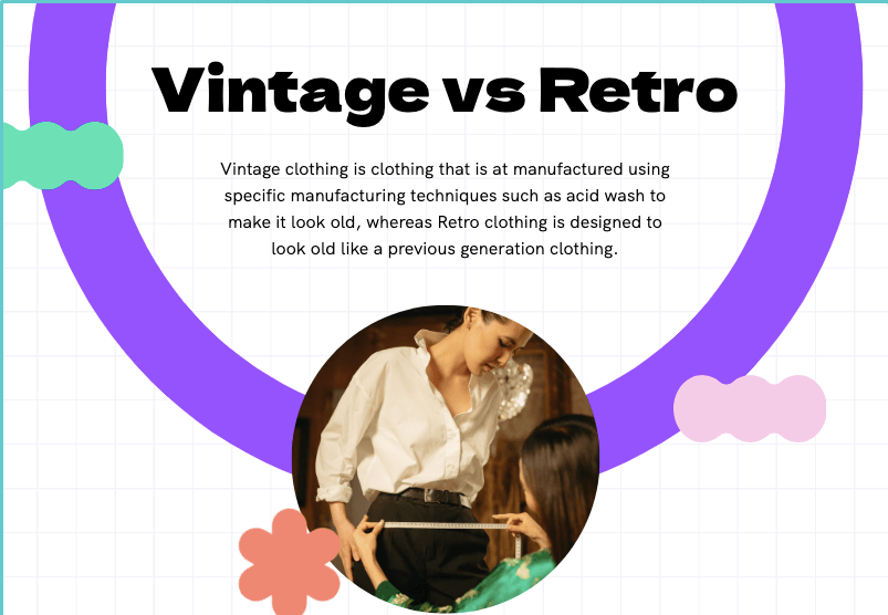 5 Differences between vintage clothing manufacturers and retro style clothing manufacturer factory