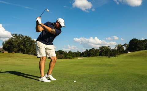 List of Best 18 Clothing manufacturers brands of Athletic Golf Clothing, golf t shirts, polo golf wear, mens golf shorts available in India.