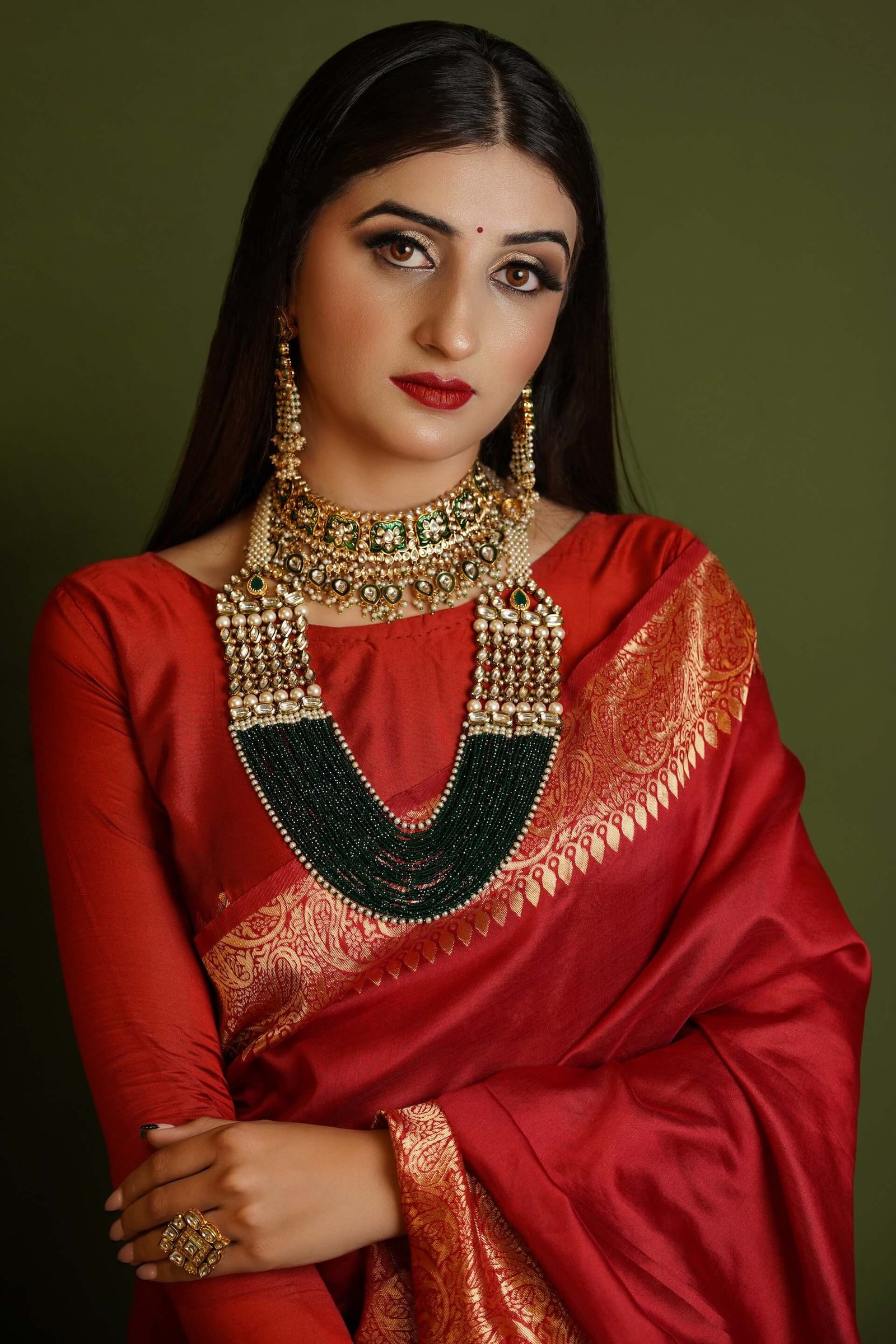Designer Saree at best price in Jaipur by Shree Govindam Sharees | ID:  10150900355