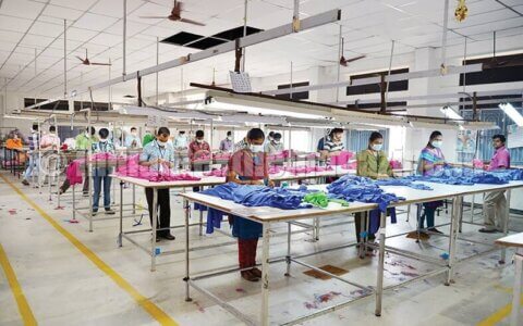 What are the working conditions in clothing factories in tirupur in India?