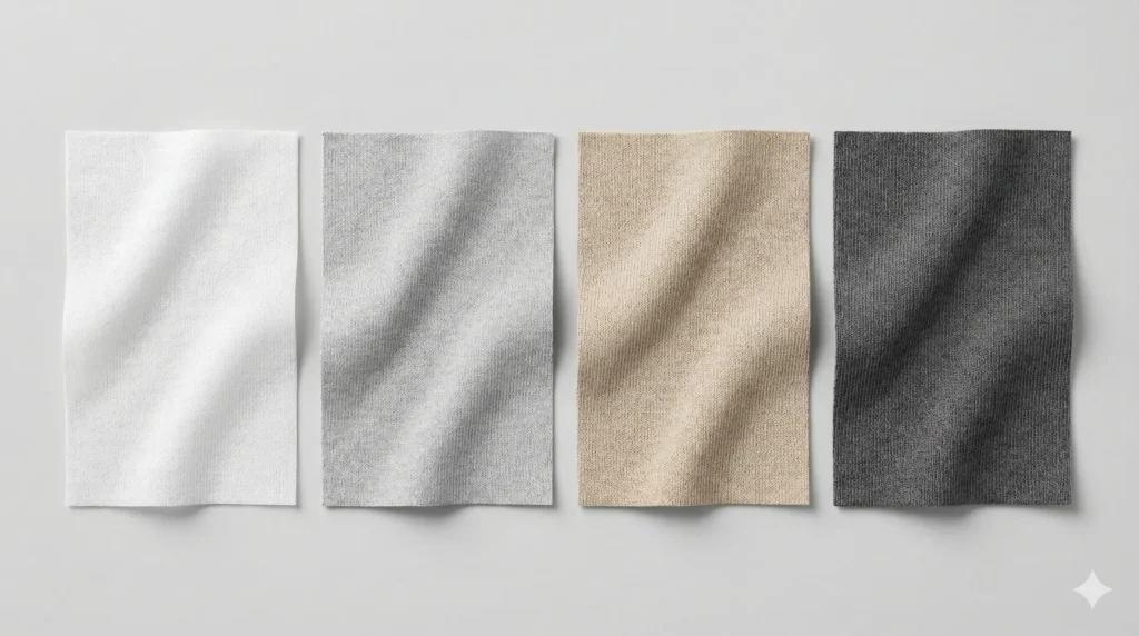 Oversized and standard T-shirt GSM thickness comparison