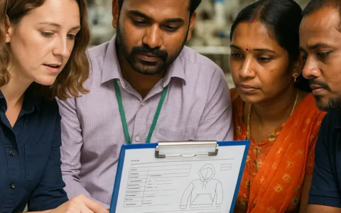 Synerg jobber med klesprodusenter i India, klesfabrikker, klesleverandører og T-skjorteprodusenter i Tirupur, samt hettegenser-, barneklær-, herreklær-, dameklær-, streetwear-, treningsklær- og bærekraftige klesprodusenter
