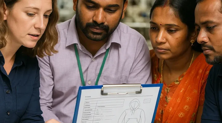 Synerg jobber med klesprodusenter i India, klesfabrikker, klesleverandører og T-skjorteprodusenter i Tirupur, samt hettegenser-, barneklær-, herreklær-, dameklær-, streetwear-, treningsklær- og bærekraftige klesprodusenter