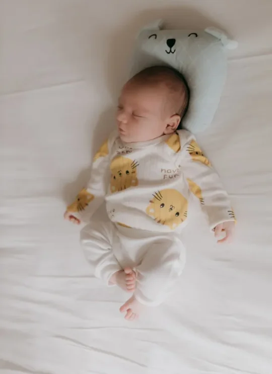 Baby Blanket Manufacturers in India – Fleece Flannel Cotton Knitted Baby Hooded Towels | Sleeping Bags 1 Baby wrapped in a soft sleeping bag designed by baby blanket manufacturers in India