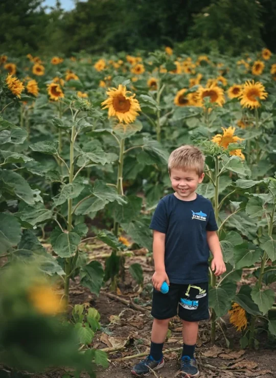 Child wearing custom cotton shorts made by kids shorts manufacturers in India