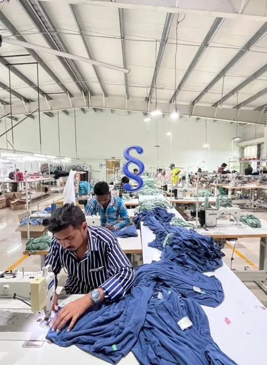 Clothing manufacturers in India – Synerg is a leading apparel manufacturer and clothing factory in Tirupur, offering private label, custom, sustainable, and ethical garment manufacturing for global fashion brands.