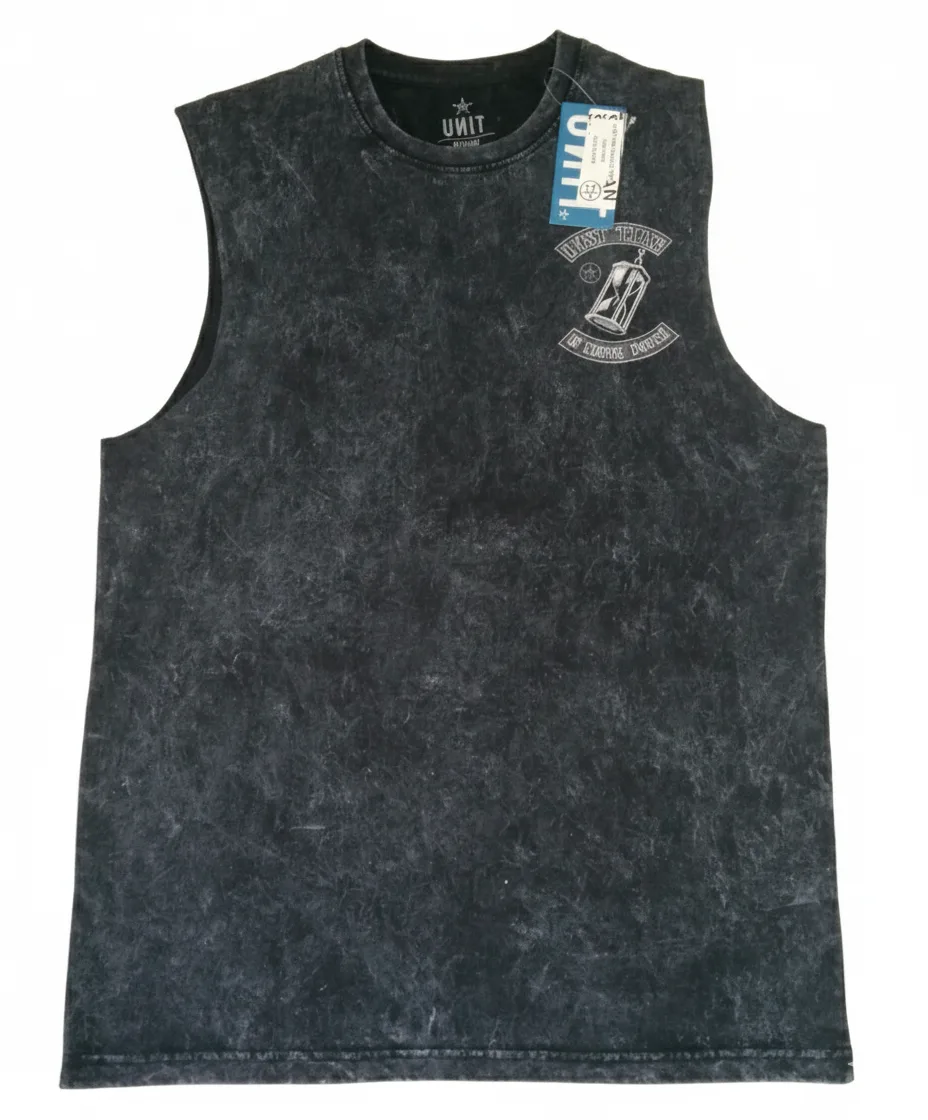Crop Top Manufacturers in India | Tank Top Manufacturer – Casual Wear, Summer Clothing, Beachwear Factory 9 Acid washed men’s tank top designed and produced by leading tank top manufacturer in India, gym tank top manufacturer, and tank top factory for global brands.