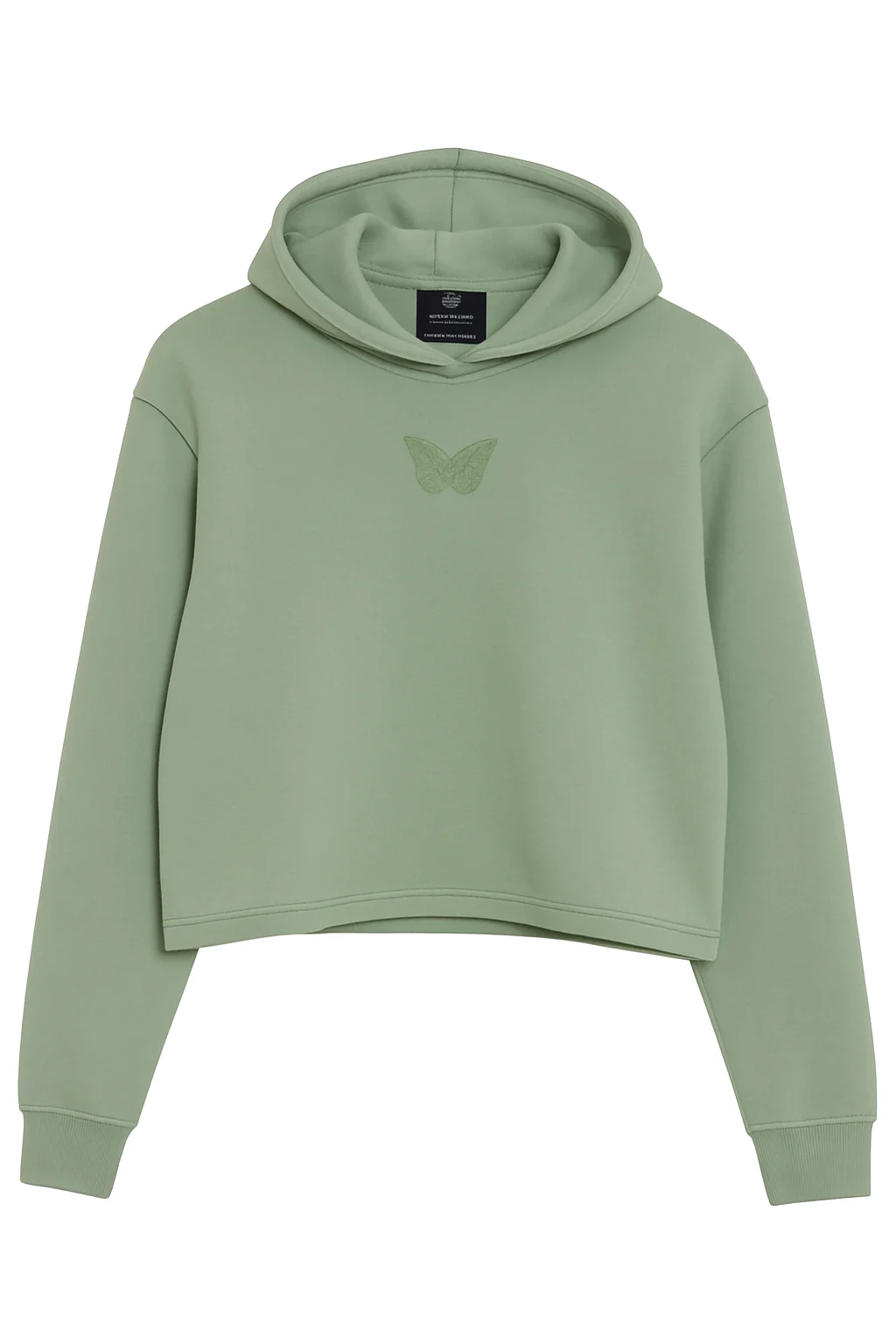 Plain fleece crop top by crop top factory and casual clothing manufacturers