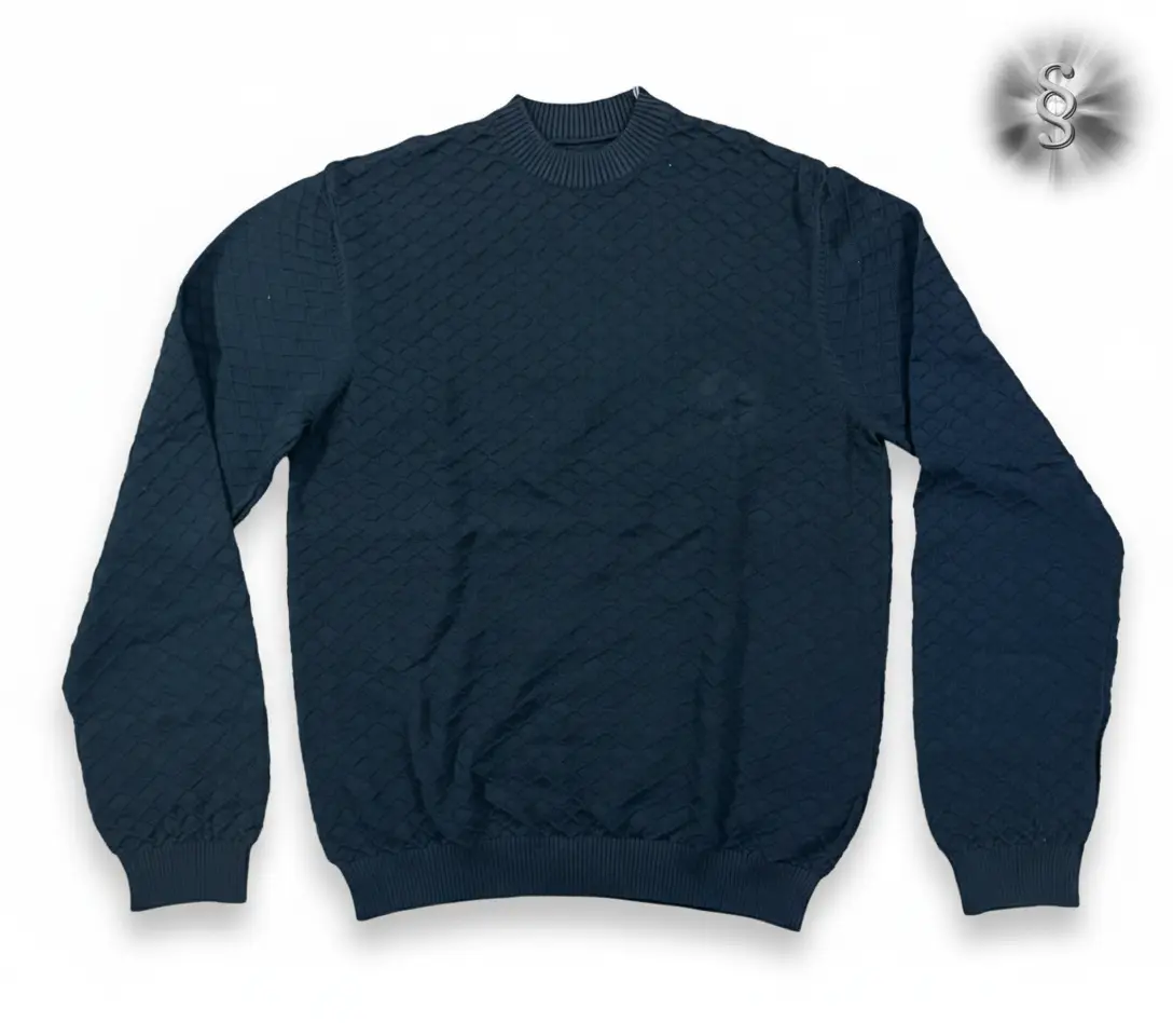 Top Sweater Manufacturers in India & Knitwear Manufacturers | Custom Cotton, Acrylic Pullover from Tirupur 9 Full sleeve plain sweater by baby wool, cotton, and acrylic sweater manufacturer Synerg