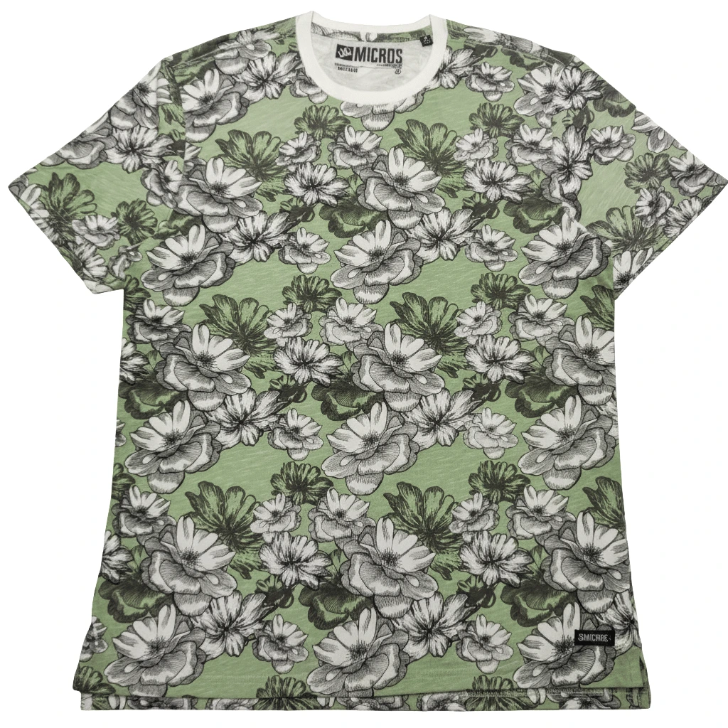 All over floral print t-shirt manufacturer for women