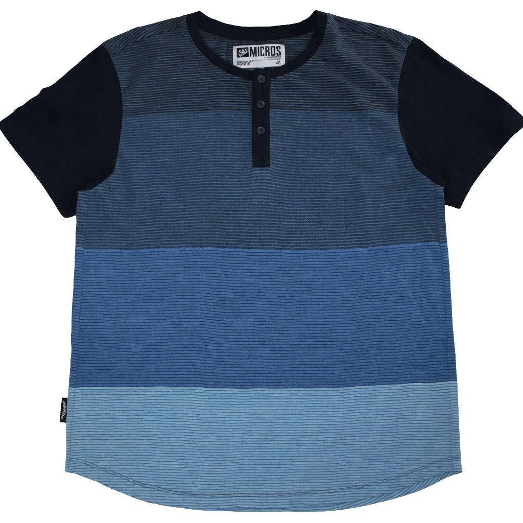 Engineered stripe henley t-shirt manufacturer Tirupur